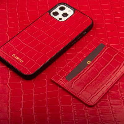 China Top Grain Crocodile Leather Phone Case Protector Cover For iPhone 12/11 Pro Mini for sale