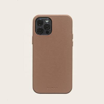 China Cell phone case for iphone case luxury wholesale nappa leather real leather case for iphone for sale