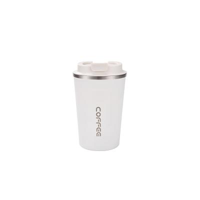 China Sustainable Custom Logo 500ml Vacuum Insulated Double Wall Stainless Steel Travel Coffee Mug for sale