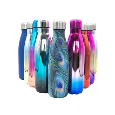 China 2021 Viable Wholesale Custom 500ml Insulated Stainless Steel Sport Water Bottle Cola Flask for sale