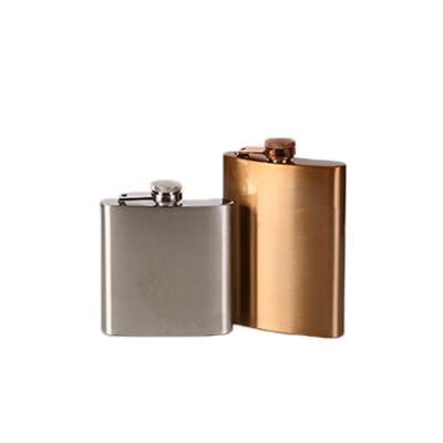 China Wholesale Quality Occasional Promotion Good 6 Ounce Stainless Steel Mini Hip Flask Flagon for sale