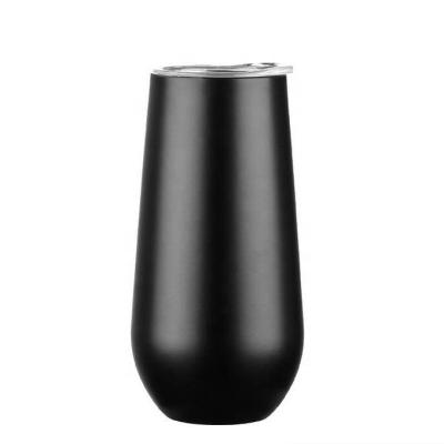 China Custom Viable Reusable Egg Shaped Double Wall Vacuum Insulated Coffee Mugs Wine Cups Mug for sale