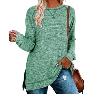 China 2021 Casual Anti-wrinkle Knit Designs Fashion Winter Long Sleeve Tops For Women for sale