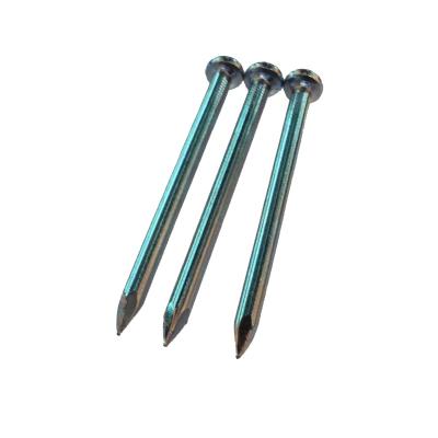 China Xingtai City Flat Supply Hardened Galvanized Steel Concrete Nails for sale