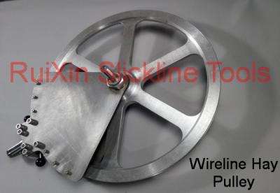 China Cast Aluminum Wellhead Wireline Hay Pulley For Well Intervention for sale