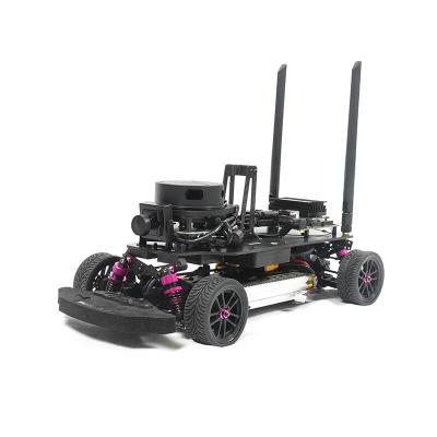 China F1TENTH Chassis ROS Robot Unmanned Vehicle Wire Control Platform Autonomous Mobile Racing Car T110 Motor 380x210x195mm Factory Direct Sale for sale