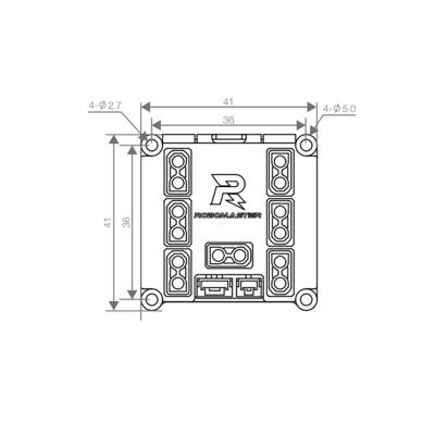 China Low Price 41X41X14Mm 30A Robomaster High Quality Rated Input Current ESC Center Board 1 for sale