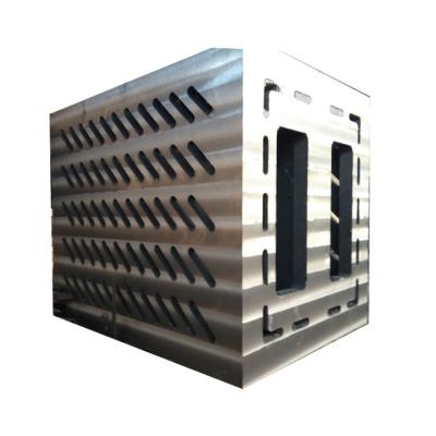 China Durable Customized Right Angle Bending Plate T-slot Plate Square Cylinder Box Bending Square Box for sale