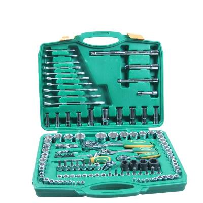 China Berrylion 120PCs Auto Repair Ratchet Wrench and Socket Combination Tool Kit Auto Repair Tool Kit Car Repair Set for sale