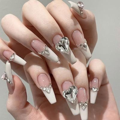 China Nail Art Beauty DIY K9 Clear Color Luxury Nail Rhinestones Different Shapes Glass Nail Charms Crystal for 3D Nails Art Decorations for sale