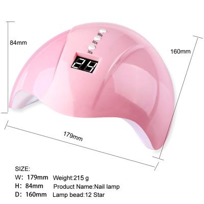 China LED Gel Fast Curing LED Nail Lamp 36W Faster Gel Nail Dryer Professional Curing Lamp Automatic Sensor Gel Polish Machine with 3 Timer for sale