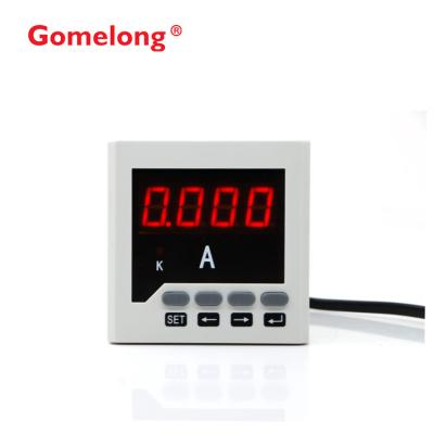 China Single phase amp meter with alarm output 120*120 for sale