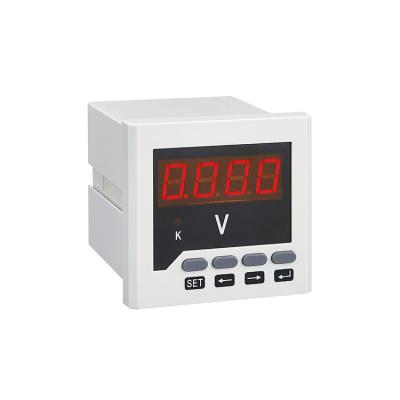 China Popular PC 2021 Single Phase AC Digital Electronic LED Panel Voltage Meter RS485 Modbus for sale