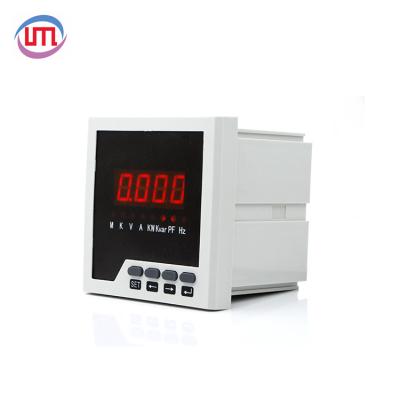 China PC Factory Supply Multi Function Digital Amp Voltage Electronic Single Phase LED Panel RS485 MODBUS Meter for sale