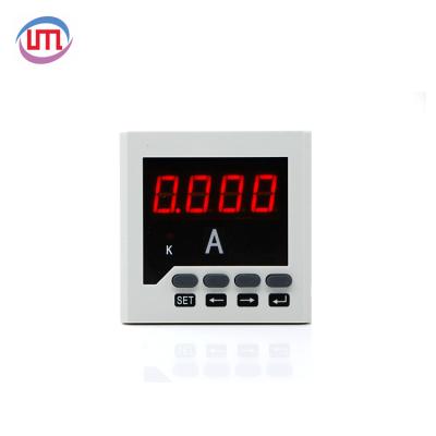 China 2021 Popular PC Single Phase AC Digital Current Electronic LED Panel Amp Meter RS485 Modbus for sale