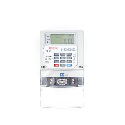 China PC Electronic Keypad STS Single Phase Prepaid Smart Electric Power Meter with sts prepaid meter selling software for sale