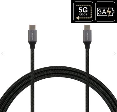 China MP3/MP4 player CAPDASE CC5G METALLIC USB-C to USB-C sync and charge cable 1.2M METALLIC-3A (5 Gbps) for sale