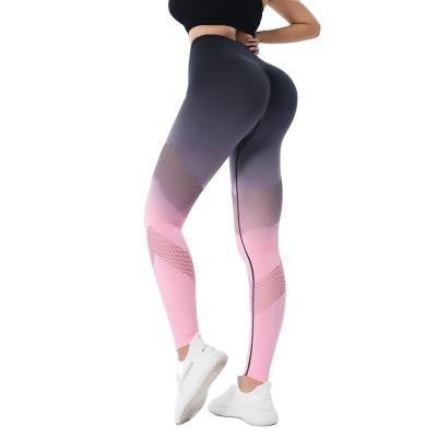 China Breathable Custom Logo  Sexy Women High Waist Yoga pants  Quick drying breathable High quality Women's yoga pants for sale