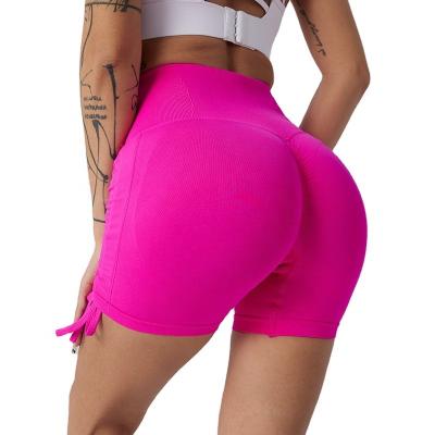 China Anti-wrinkle Wholesale Sports shorts Women's gym quick dry cycling shorts gym sports clothing fitness exercise shorts for sale