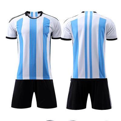 China Sets Wholesale custom football jersey design School club Team Name football suit Custom children adult football uniform for sale