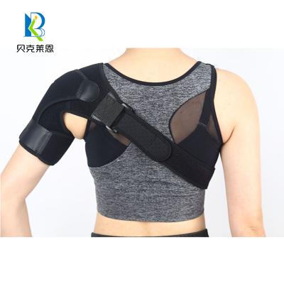 China Adjustable Neoprene Shoulder Rotator Cuff Support Breathable Compression Ripped Neoprene Shoulder Brace for Men and Women for sale