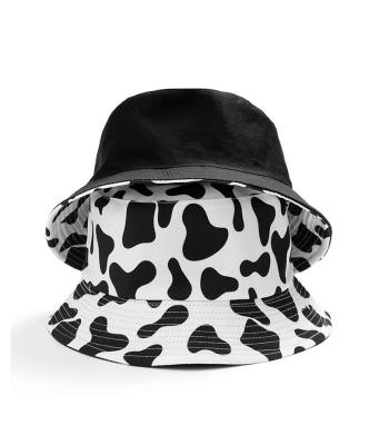 China COMMON Short Custom Design Brim Double Sides Reversible Wear Two Side Bucket Cap for sale