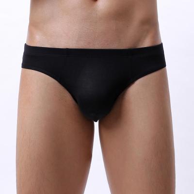 China 95 5 Spandex Brief Solid Color Mens Underwear Antibacterial Custom Bamboo Boxers for sale