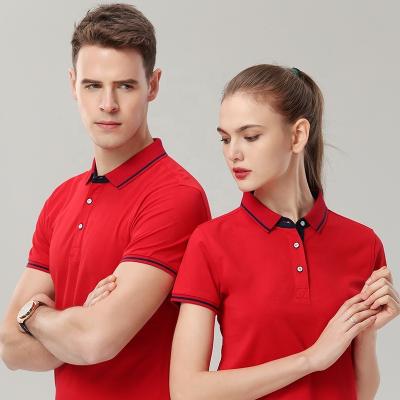 China Custom Embroidered Anti-Wrinkle Polo Lapel T-shirt Team Work Wear Factory Apparel Advertising Shirt Short Sleeve Printed Words for sale