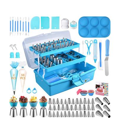 China Sustainable 236 Pcs Complete Cake Baking Supplies Decorating Baking Kit for sale