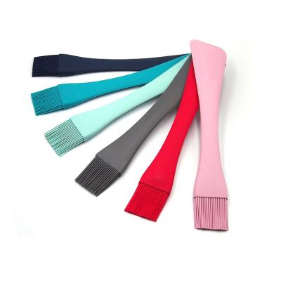 China Disposable Kitchen Accessories 2 in 1 Silicone Cream Spatulas Basting Brush for sale