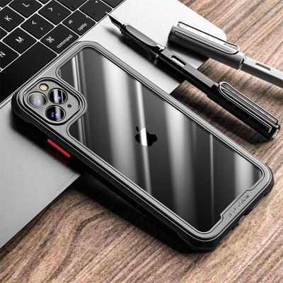 China Luxury Premium Soft TPU Armor Phone Case For 11 pro 11 pro Clear Shockproof Bumper Cases Max 8 Plus SE2 X XR XS 7 Full Cover Coque for sale