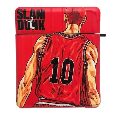 China Cartoon SlamDunk Portable Waterproof Shockproof Suitcase IMD Easy Case For AirPods Case Silicone Shockproof Design Stylish Protective Skin For Apple Airpod Pro Case for sale