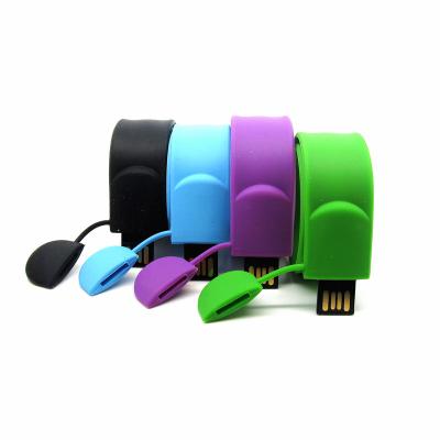 China Nylon Rubber Wristband PVC USB Drive Pen Drive U Disk Wristbands USB Flash Drive U Disk 4GB 8GB 16GB 32GB 64GB 128GB External Storage for sale