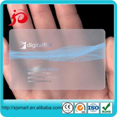 China Free Samples Business Card CR80 PVC Business Card Size Frosted Delivery By DHL Express for sale