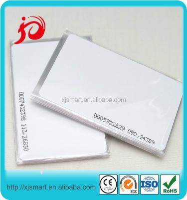 China Low cost rfid blank contactless id card pvc smart id card for sale