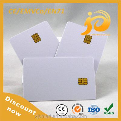 China Blank white plastic ticket SLE5542 PVC card sim card for sale