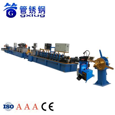 China Drinking Pipes Food Sanitation Grade Stainless Steel Pipe Making Machine Tube Mill for sale