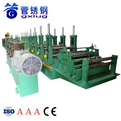 China Big Caliber Drinking Pipes Stainless Steel Welding Pipe Making Machine Tube Mill for sale