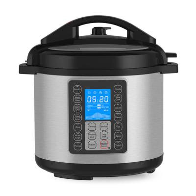 China Large Capacity Household 1000W 6L Electric Pressure Cookers With EU Certificates All In 1 Smart Cooker For Home Use for sale