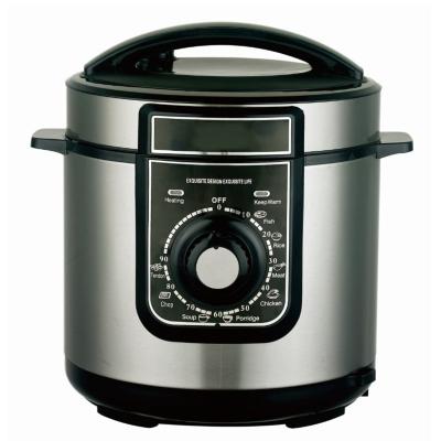 China Household 6L Electric Multi Cooker Pressure Cooker With Knob Control Cheap Price 580g Inner Pot for sale