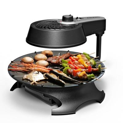 China Household Electric BBQ Grill Infrared Smokeless Indoor Rotisseries Grill for sale