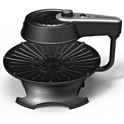 China Household Electric Portable Korean Design BBQ Smokeless Rotating Indoor Grill for sale