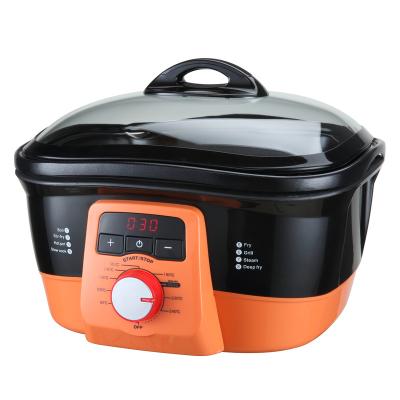 China Household Electric Deep Fryer Multifunctional Cooker With Slow Cooker Function for sale