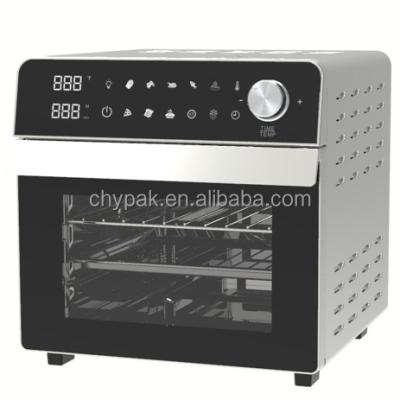 China Household 14 L Touchable Digital Control Hot Air Fryer Oven With Transparent Visible Window for sale