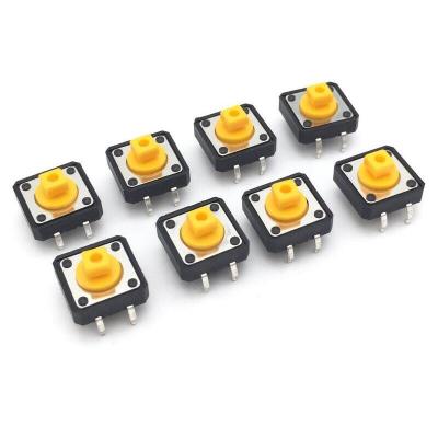 China Original omron dustproof micro touch switch 12x12x7.3 buttons 4 pin B3W-4055 B3F-4055 switches B3W-4055 for sale