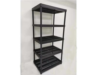 China Suitable for HDX Outdoor Plastic Shelving, HDX 36x24x72 5-Tiered Ventilated Tool-Free Assembly Plastic Shelving Unit Storage for sale