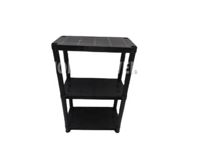 China Suitable For Outside 28X15X35 Inch Plastic Shelf 3 Tier for sale