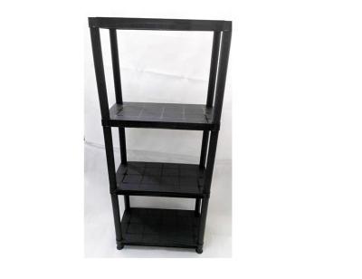 China Suitable For Outside 28X15X53 Inch Plastic Shelf 4 Tier for sale