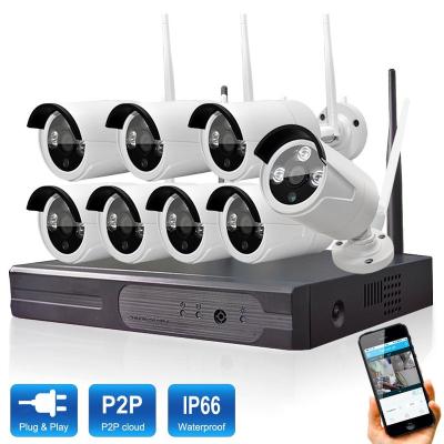 China NIGHT VISION 960P 8CH WiFi CCTV Camera IP Camera Surveillance Systems Waterproof IR Night Vision NVR Wireless Kits for sale