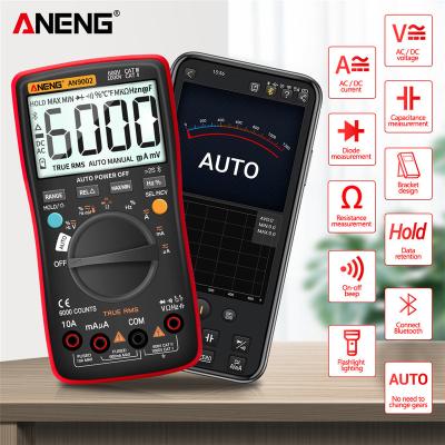 China ANENG AN9002 Digital RMS Professional 6000 Counts True AC/DC BT Multimetro AC/DC Tester True Current-Voltage Multimeter AN9002 for sale